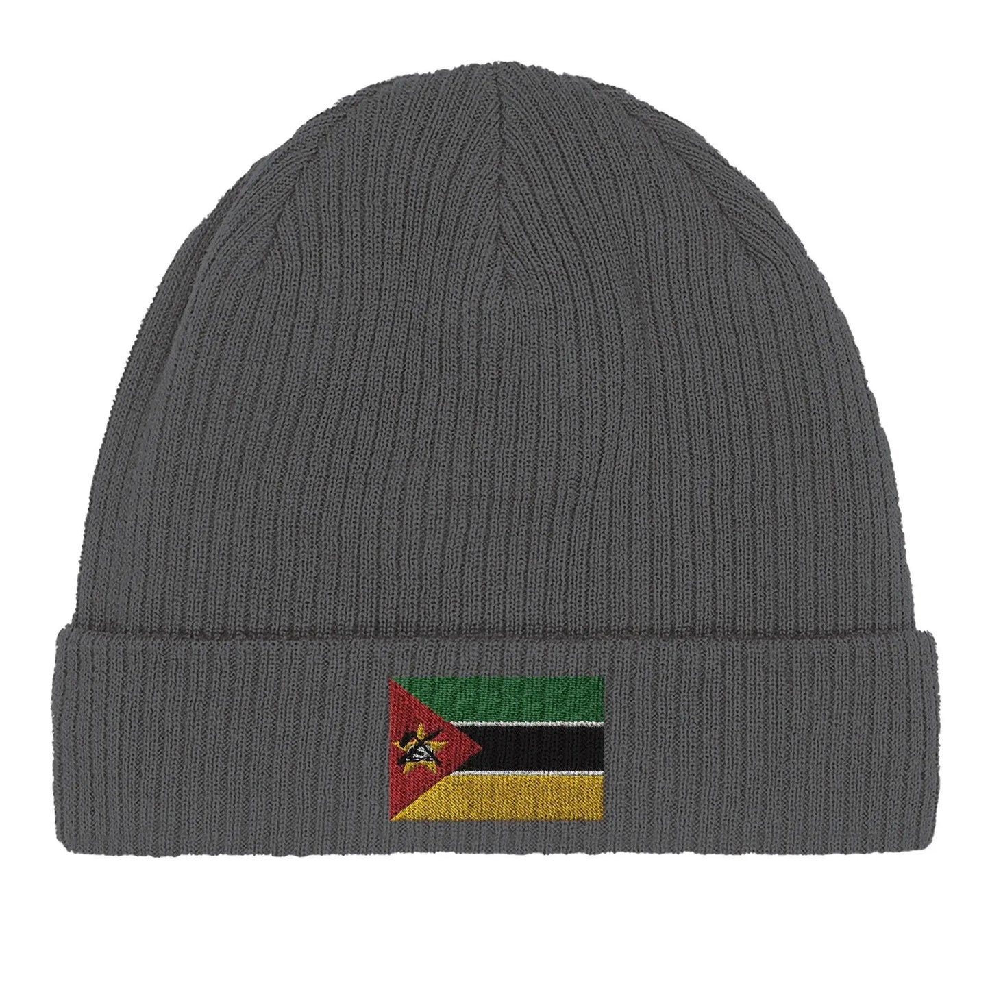 Bonnet En Coton – Drapeau Du Mozambique – Broderie