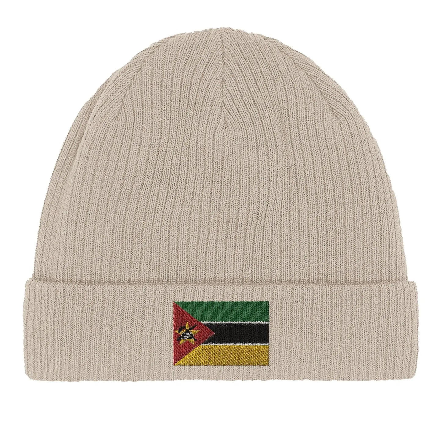 Bonnet En Coton – Drapeau Du Mozambique – Broderie