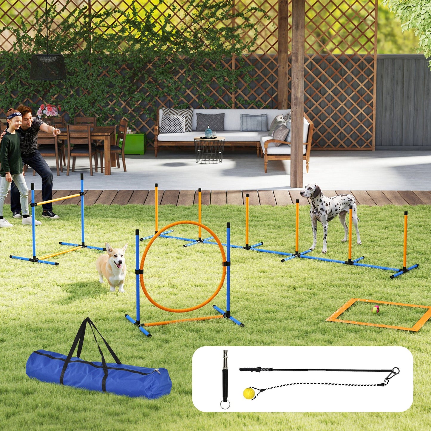 Agility Set Hunde 7-Teilig Agility-Ausrüs