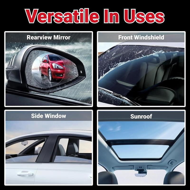 Automotive Oil Film Cleaning Brush, Hydrophobic Glass Cleaning Board, Car Glass Oil Film Remover Glass Cleaning Wipe Board for Windshield Improves Clarity and Visibility (1Pc Brush)