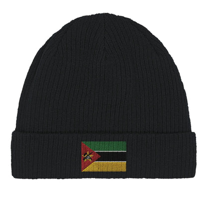 Bonnet En Coton – Drapeau Du Mozambique – Broderie