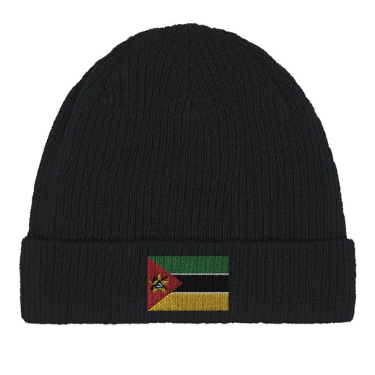 Bonnet En Coton – Drapeau Du Mozambique – Broderie
