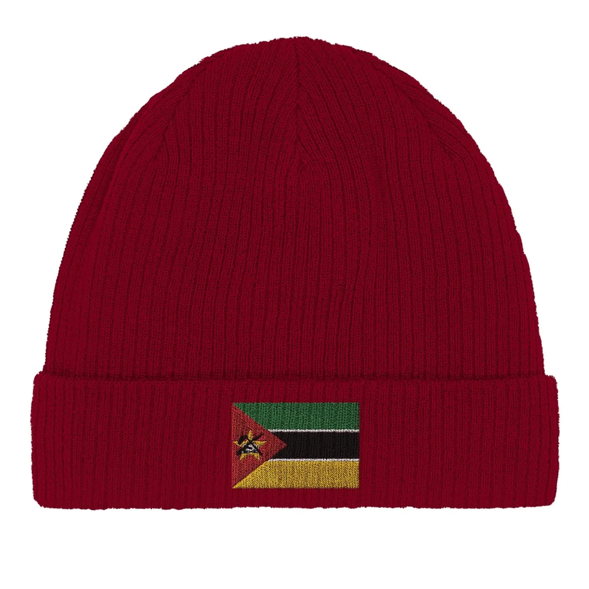 Bonnet En Coton – Drapeau Du Mozambique – Broderie