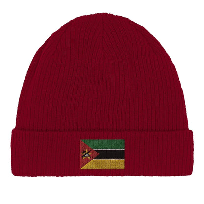 Bonnet En Coton – Drapeau Du Mozambique – Broderie